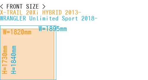 #X-TRAIL 20Xi HYBRID 2013- + WRANGLER Unlimited Sport 2018-